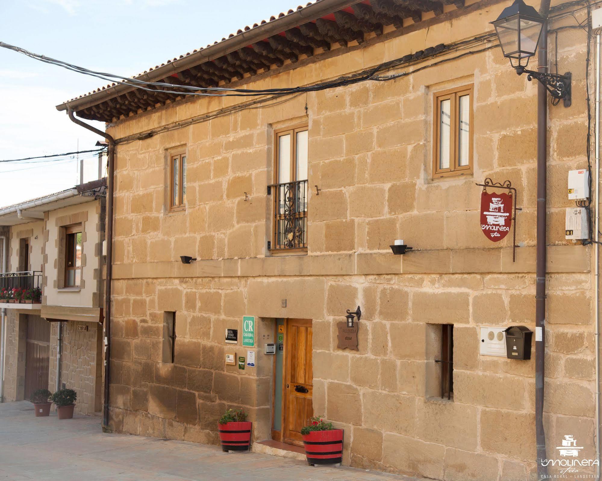 Gasthaus Casa Rural La Molinera Etxea Samaniego Exterior foto